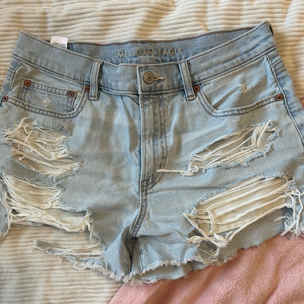 American Eagle Light Wash Jean Short